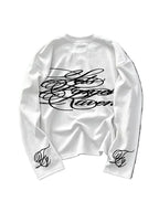 Men's Longsleeve with Large Cursive Back Print
