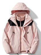 Men's 3-in-1 Outdoor Jacket – Hooded Winter Layer