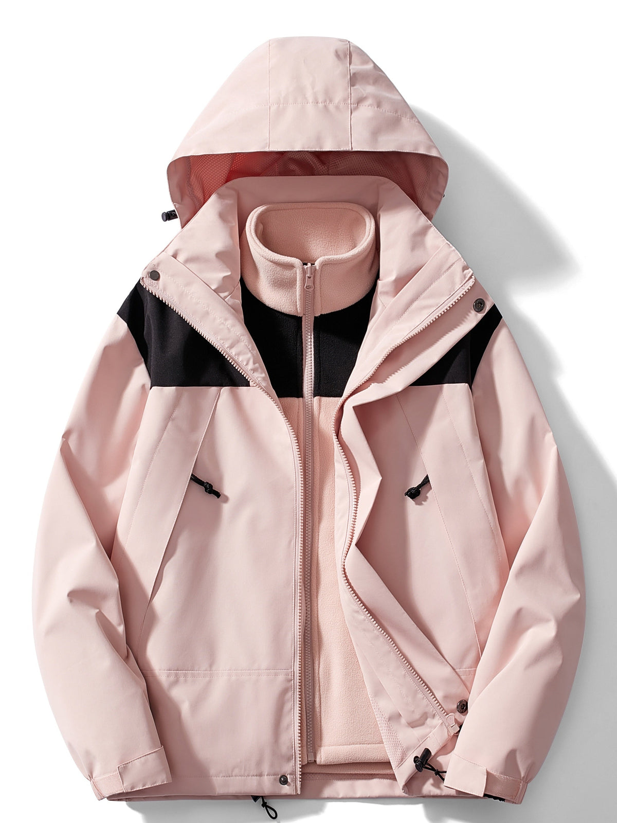 Men's 3-in-1 Outdoor Jacket – Hooded Winter Layer