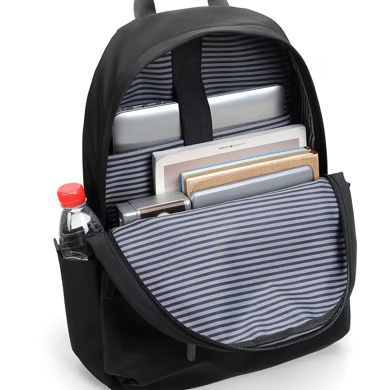 Multi-Pocket Oxford Backpack