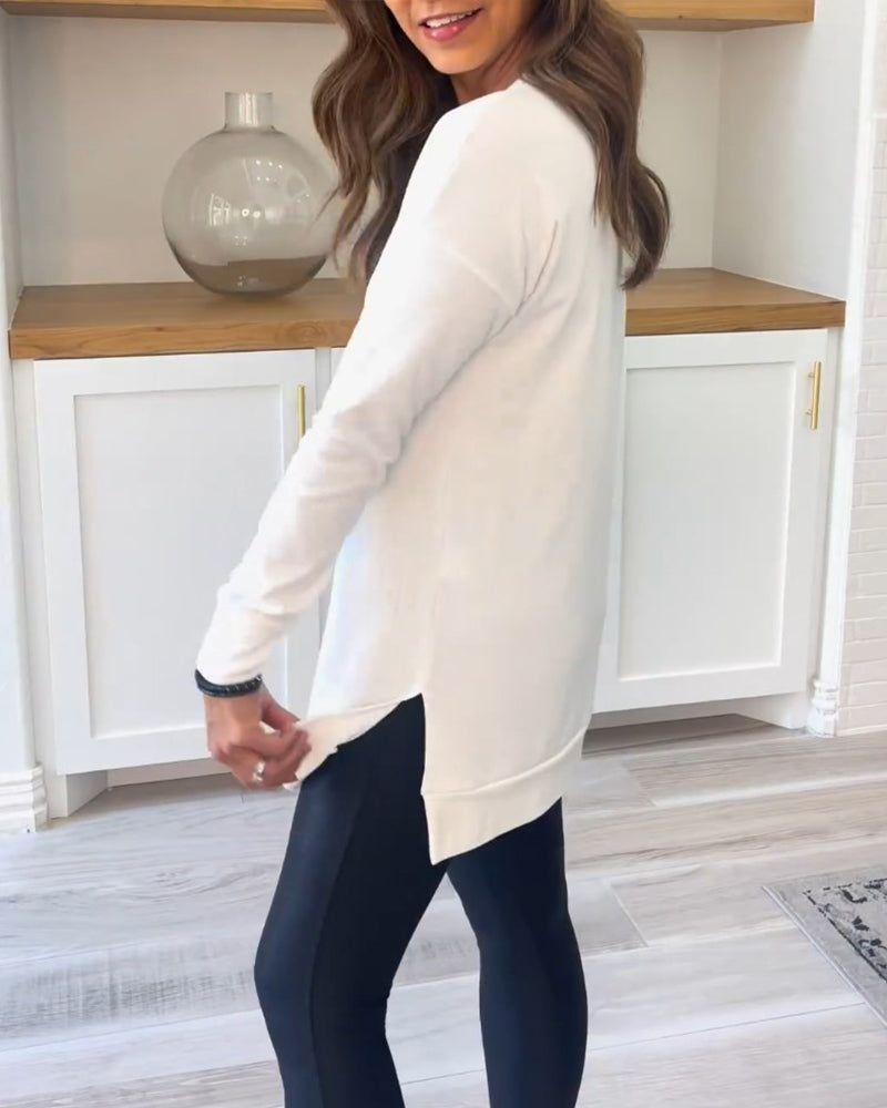 Women's Crew-neck Sweatshirt with long sleeves