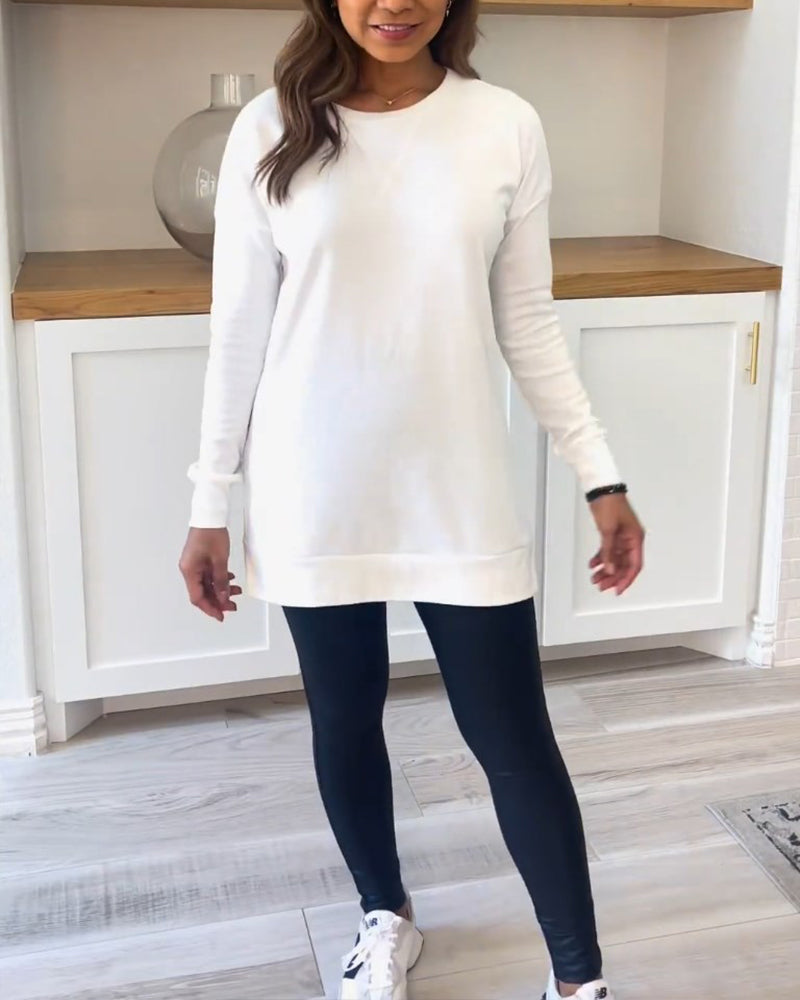 Women's Crew-neck Sweatshirt with long sleeves