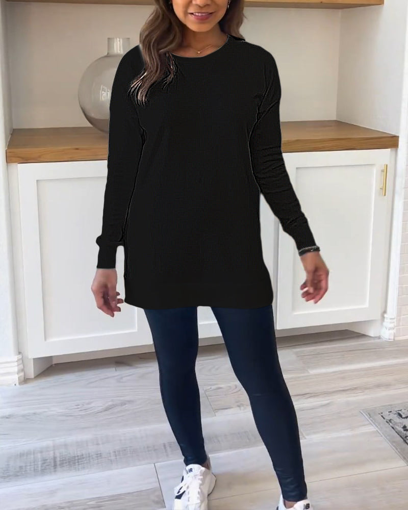 Women's Crew-neck Sweatshirt with long sleeves