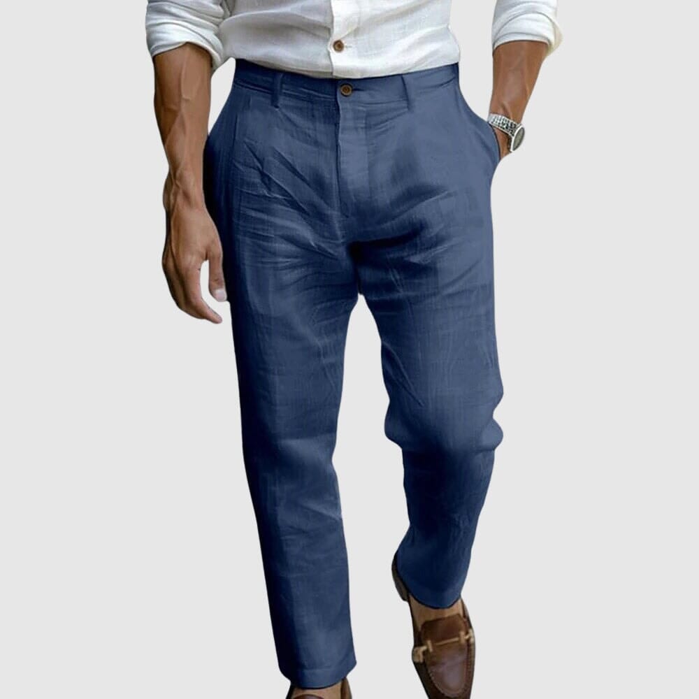 Men's Lightweight Summer Trousers – Relaxed Tailored Pants