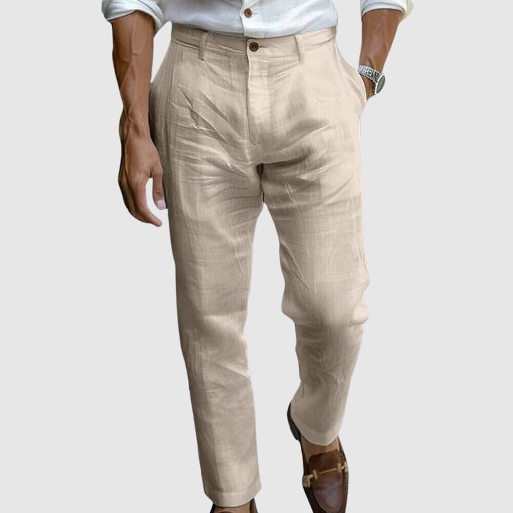 Men's Lightweight Summer Trousers – Relaxed Tailored Pants