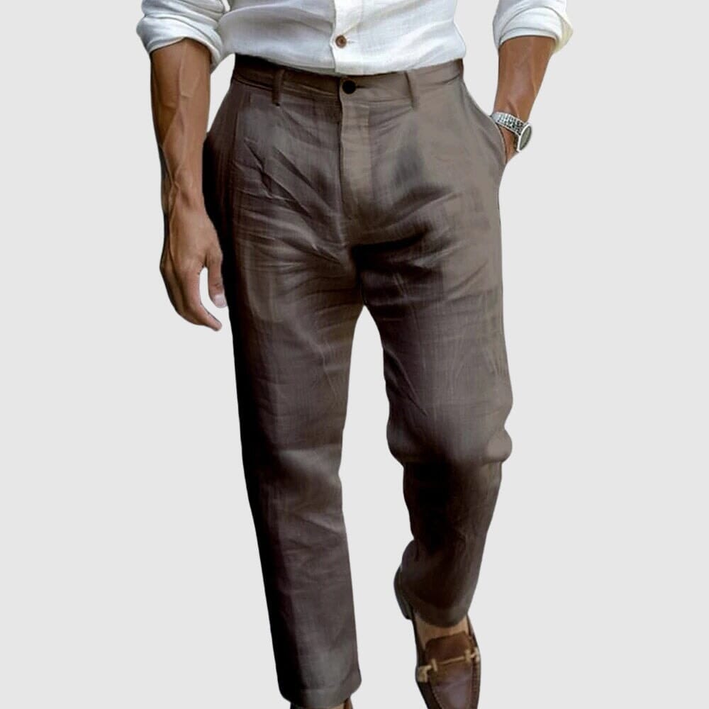 Men's Lightweight Summer Trousers – Relaxed Tailored Pants