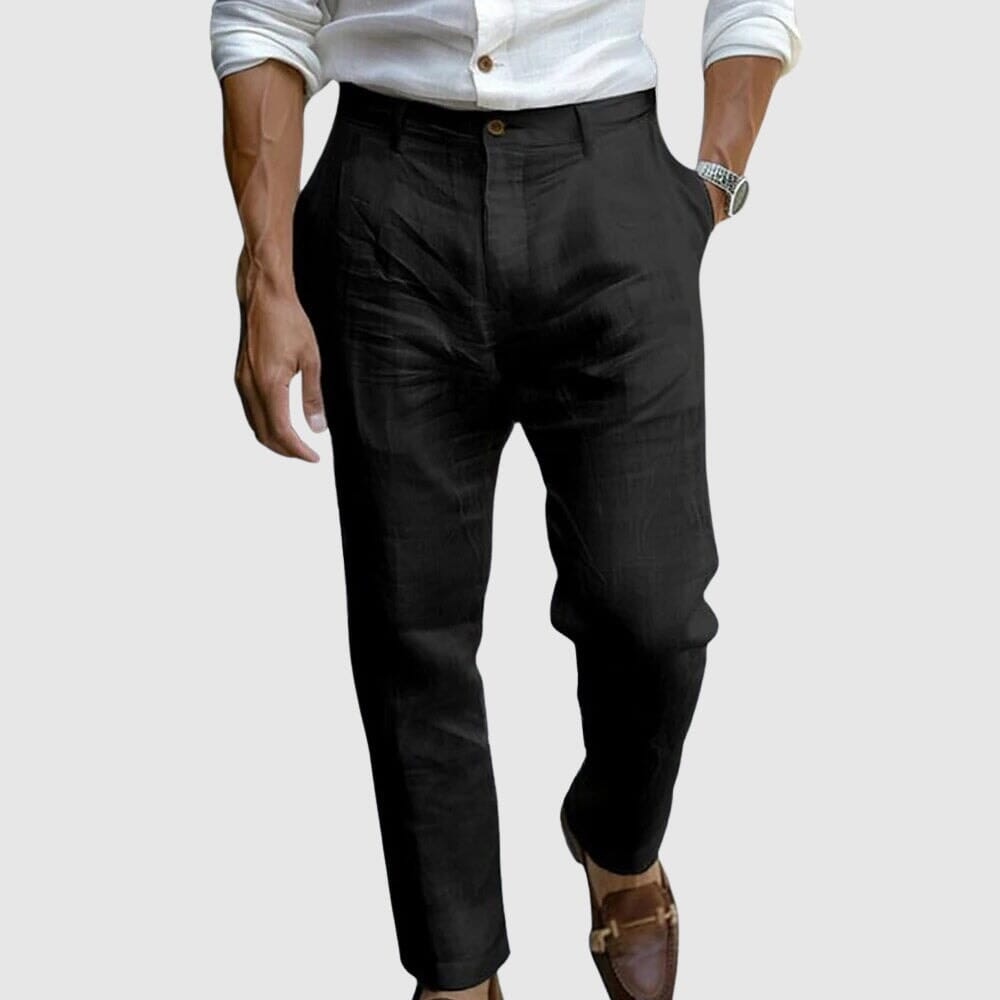 Men's Lightweight Summer Trousers – Relaxed Tailored Pants