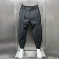 Men's Tapered Smart Trousers – Flexible Slim-Cut Pants