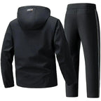 Men's Hooded Tracksuit Set – Warm Two-Piece Outfit