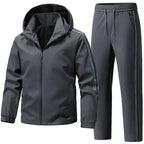 Men's Hooded Tracksuit Set – Warm Two-Piece Outfit