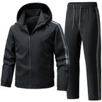 Men's Hooded Tracksuit Set – Warm Two-Piece Outfit