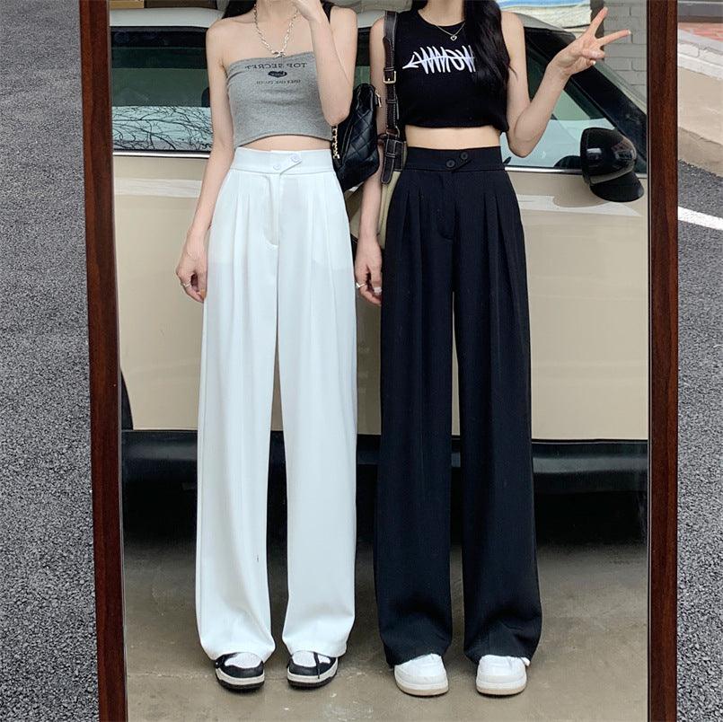 Women's Wide Leg Linen Trousers