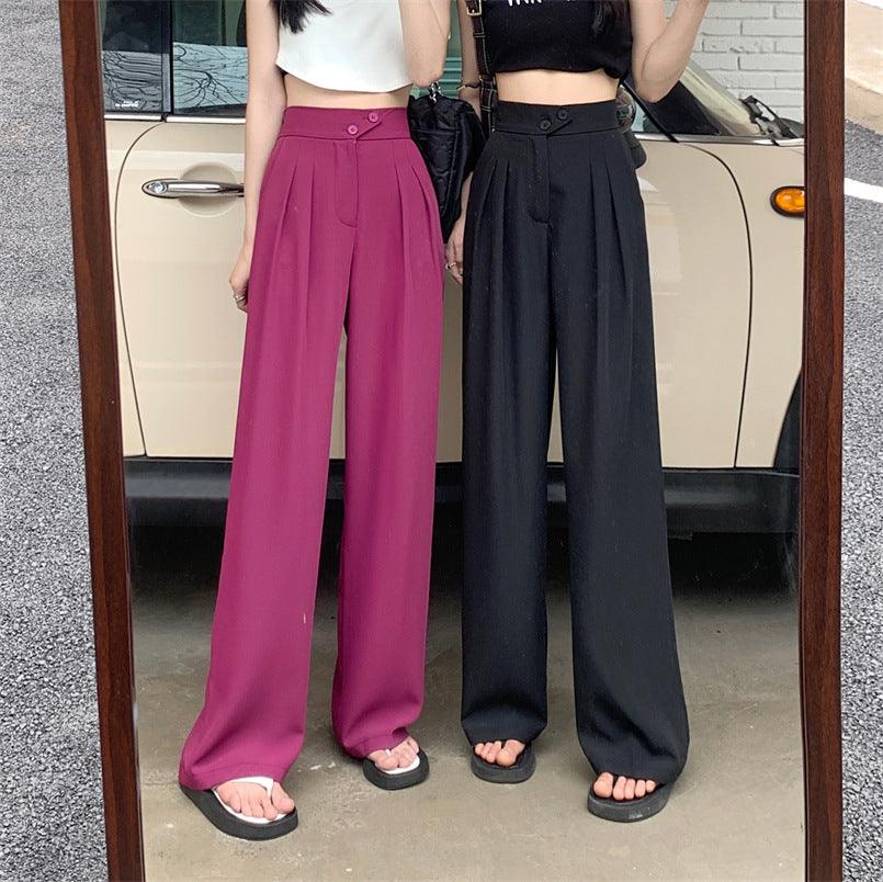 Women's Wide Leg Linen Trousers