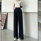 Women's Wide Leg Linen Trousers