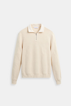 Men's Zip Neck Knitted Jumper