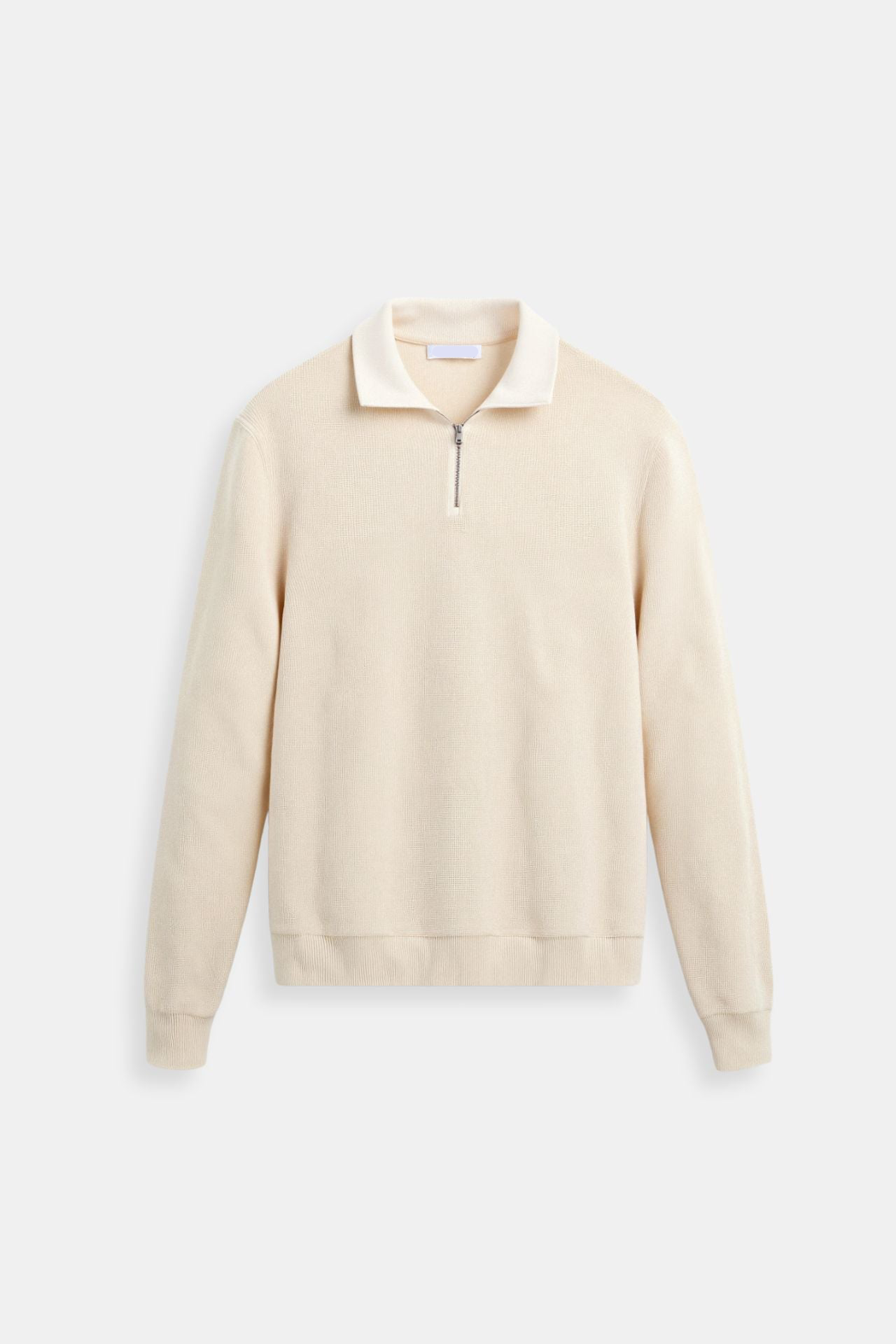 Men's Zip Neck Knitted Jumper