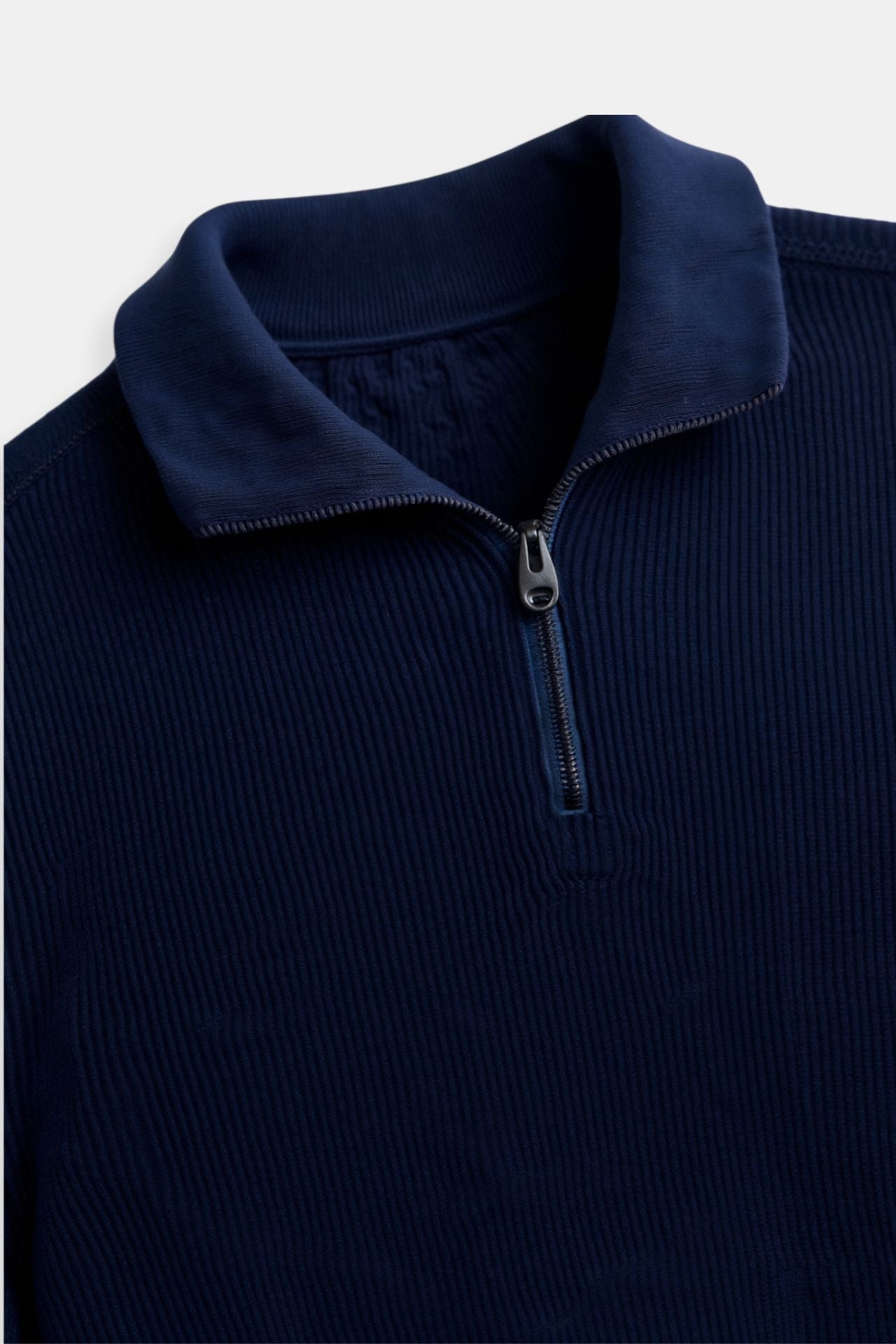 Men's Zip Neck Knitted Jumper