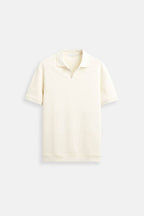 Men's Open-neck Polo Shirt