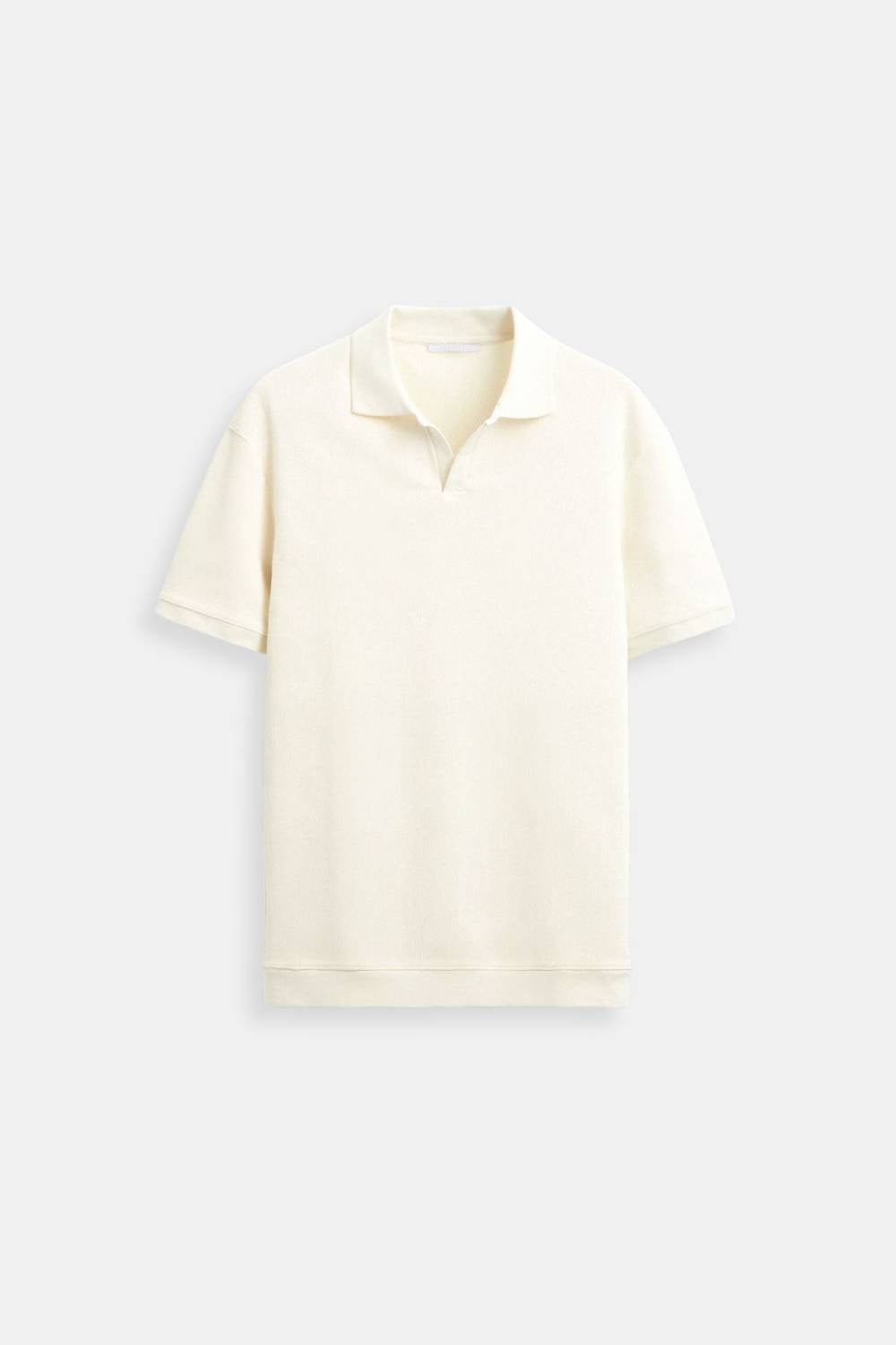 Men's Open-neck Polo Shirt