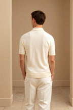 Men's Open-neck Polo Shirt