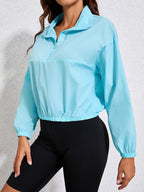 Women's Zip-front Windbreaker with long sleeves