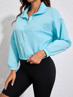 Women's Zip-front Windbreaker with long sleeves