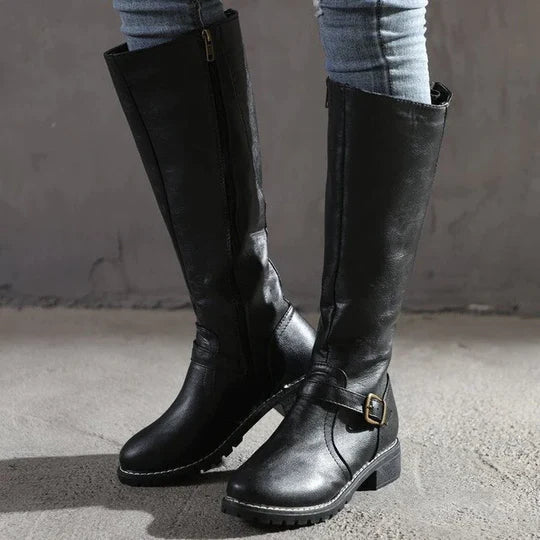 Women's Knee-high Boots – Black