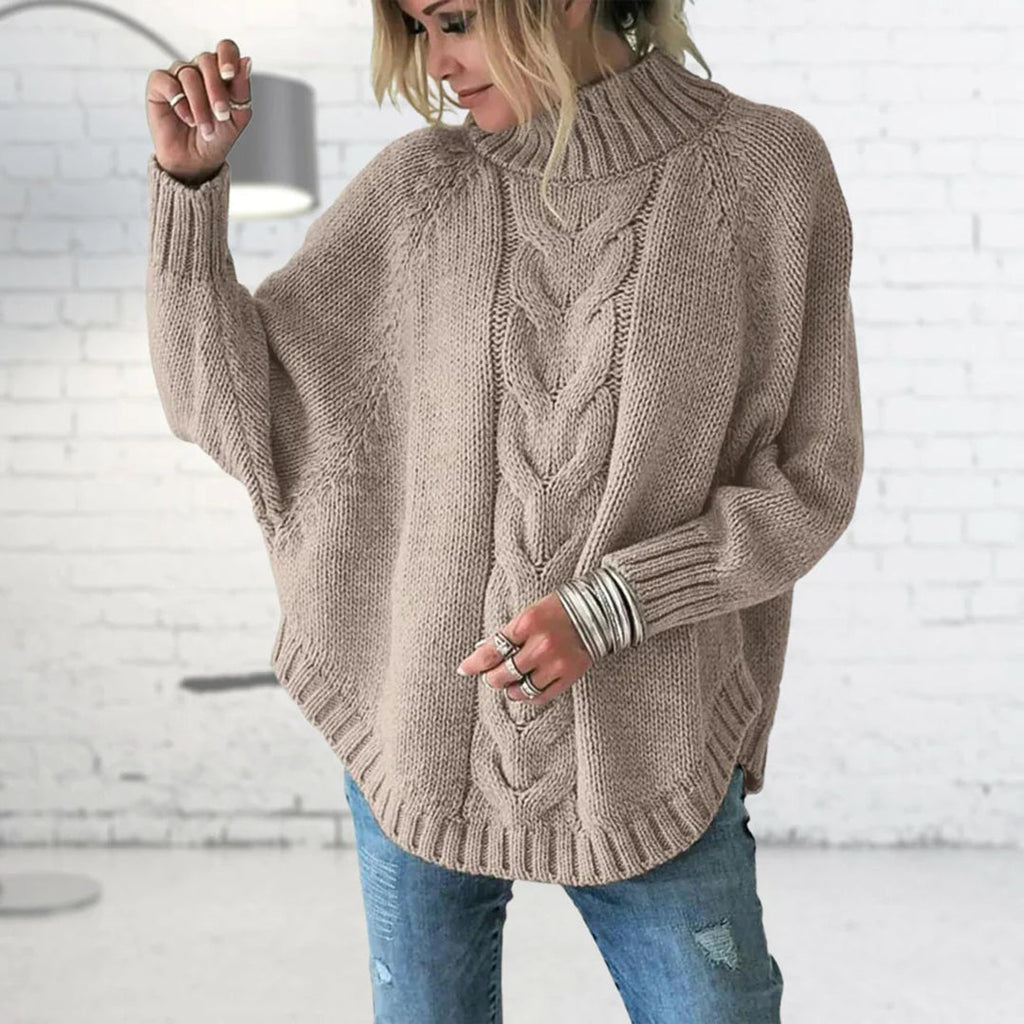 Women's Turtleneck Jumper – Pink