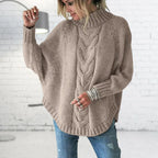 Women's Turtleneck Jumper – Pink