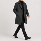 Men's Trench Coat Double-breasted
