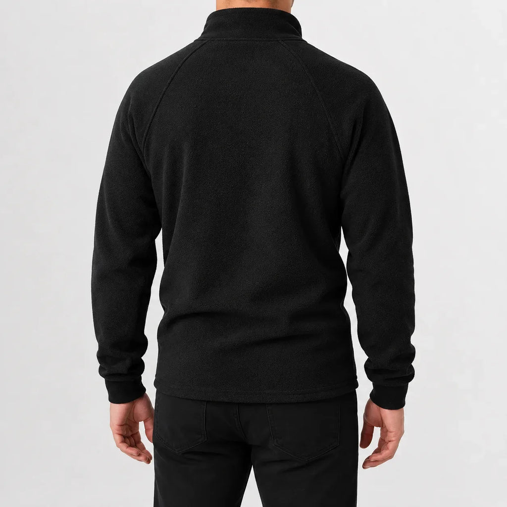 Men's Zip-up Jumper with Mock Neck – Style 4