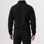 Men's Zip-up Jumper with Mock Neck – Style 4