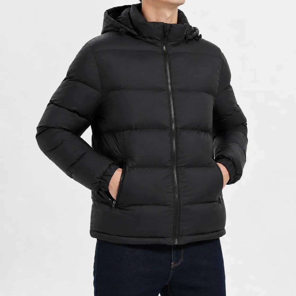 Men's Puffer Jacket with Hood – Style 7