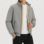 Men's Puffer Jacket with Fleece Lining