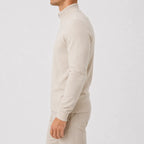 Men's Cardigan with Stand Collar