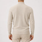 Men's Cardigan with Stand Collar