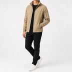 Men's Rain Jacket with Zip Front