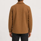 Men's Overshirt with Mandarin Collar – Style 2