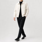 Men's Trench Coat with Classic Collar