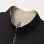 Men's Bomber Jacket with Mandarin Collar