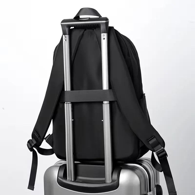 Multi-Pocket Oxford Backpack