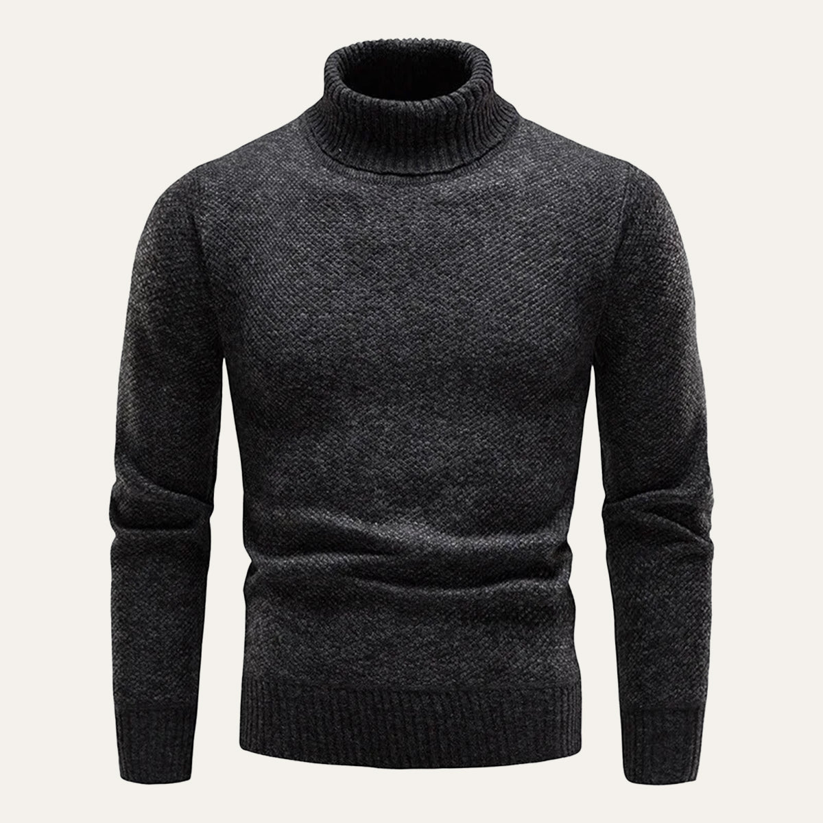 Men's Fine-Knit Turtleneck Jumper – Classic Fit