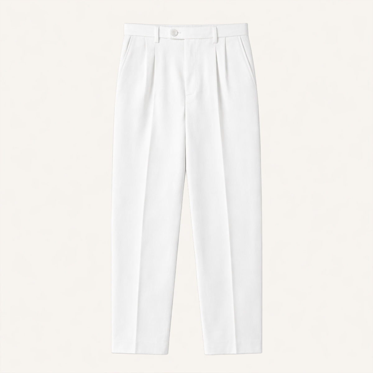Men's Tailored Pleated Trousers – Relaxed Vintage Fit