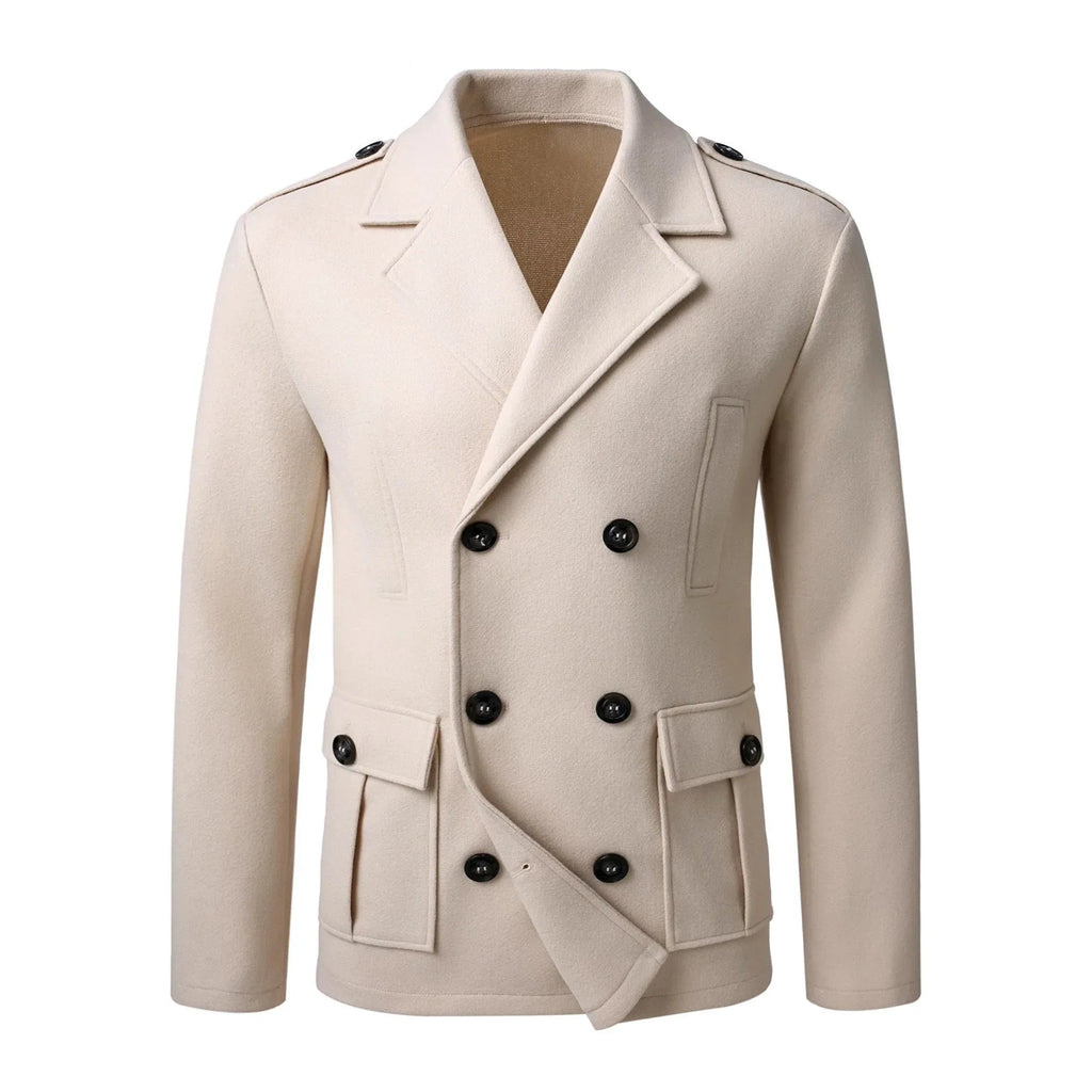 Men's Trench Coat Double-breasted – Style 2