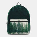Unisex Woodland Print Backpack – Rounded Oxford School Bag