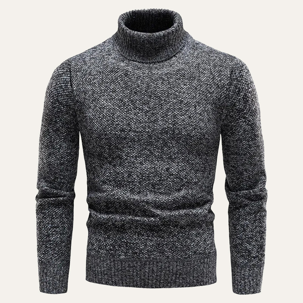 Men's Fine-Knit Turtleneck Jumper – Classic Fit