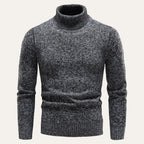 Men's Fine-Knit Turtleneck Jumper – Classic Fit