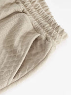 Men's Jacquard Polo and Trouser Lounge Set