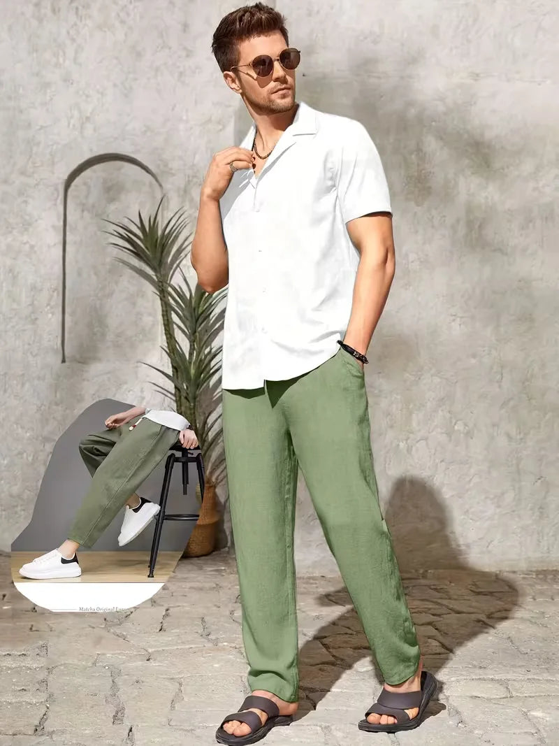Men's Lightweight Drawstring Trousers