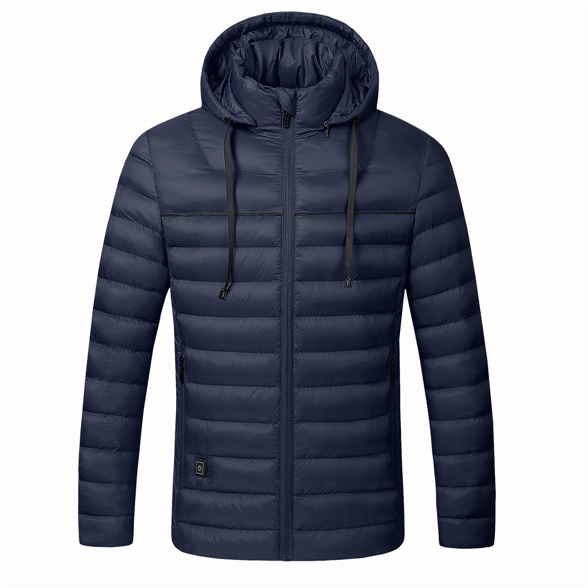 Men's USB-Heated Hooded Puffer Jacket – Water-Resistant Insulated Winter